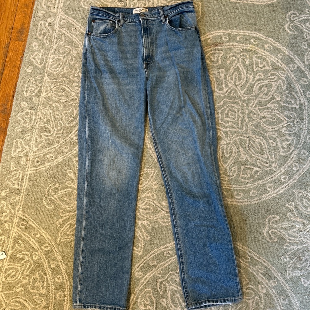 Abercrombie & Fitch Light Blue High Rise Jeans